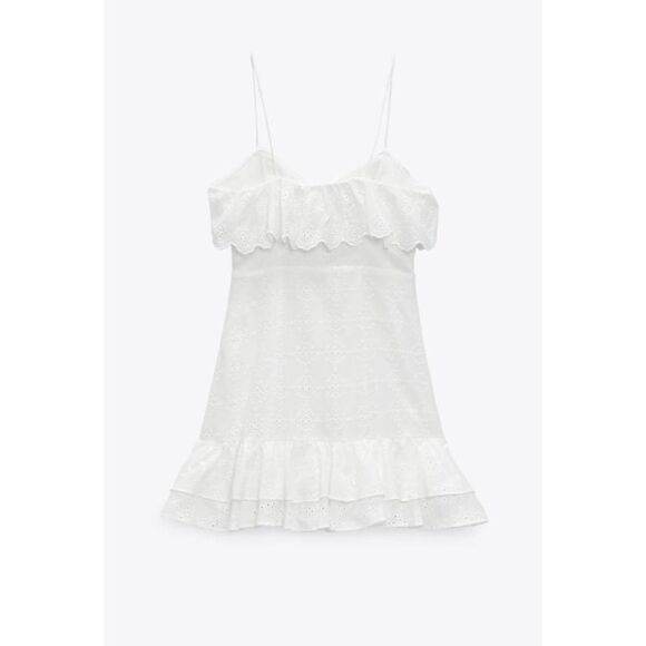 Zara Openwork embroidered dresss - Picture 5 of 14